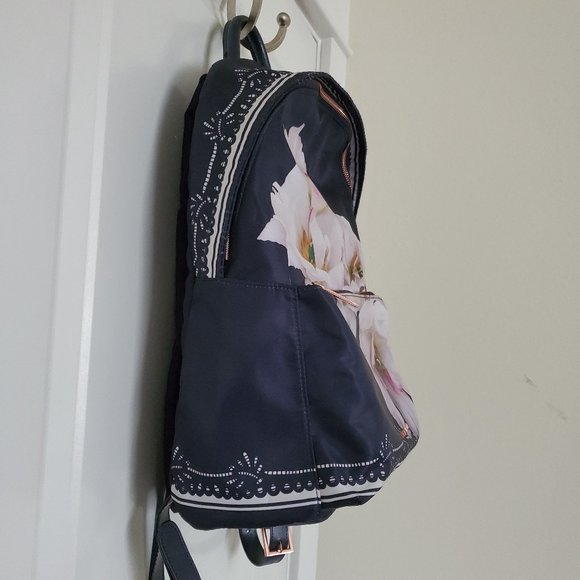 Ted Baker Kayleey Gardenia Floral Backpack Midnight Blue main image 5